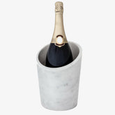 White Carrara Marble Wine Cooler